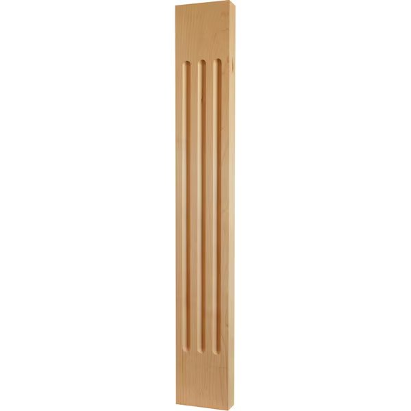 34 1/2 x 5 x 1 3/16 Fluted Pilaster in Mahogany, Osborne Wood Products, Mfr#: 3501MH
